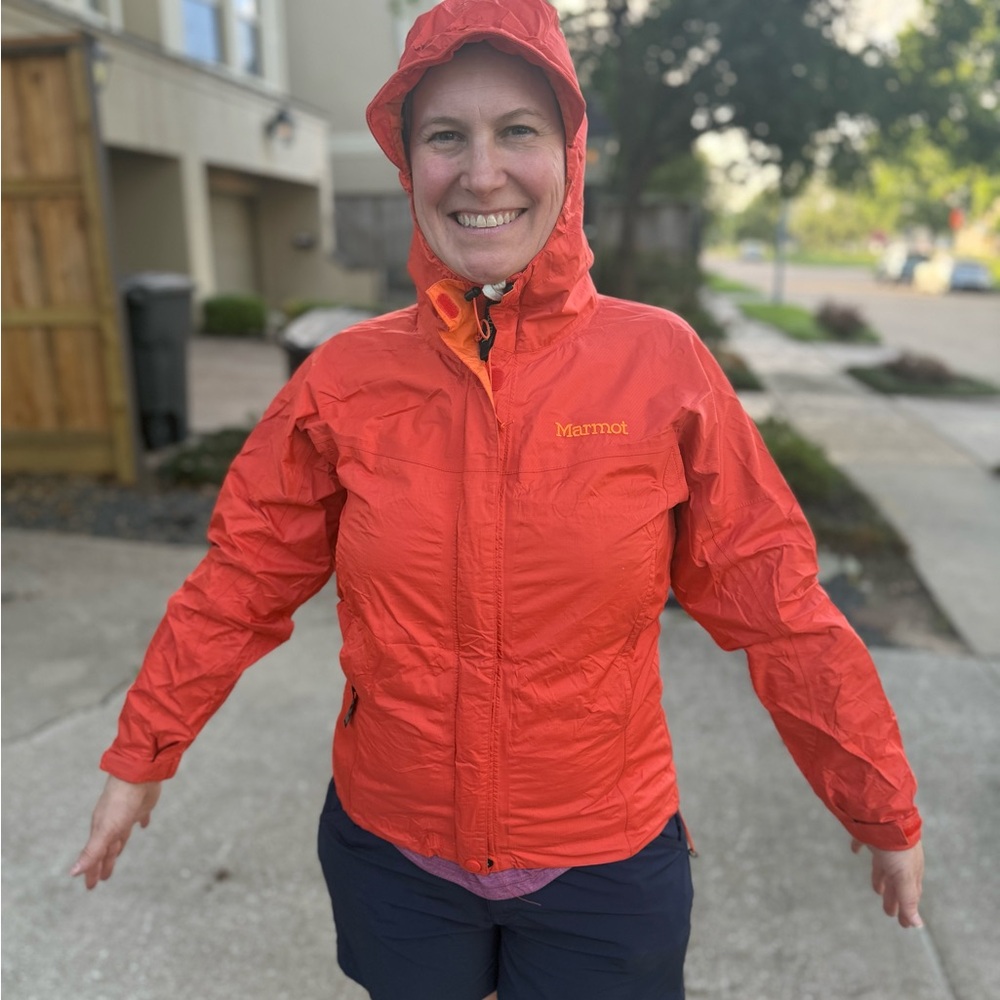 Marmot Women's Vibrant Coral Orange Rain Jacket